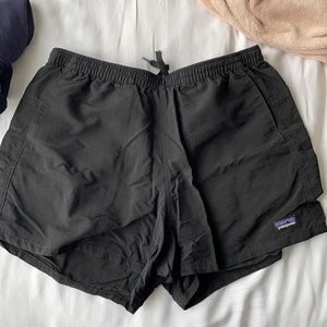 Black Patagonia shorts